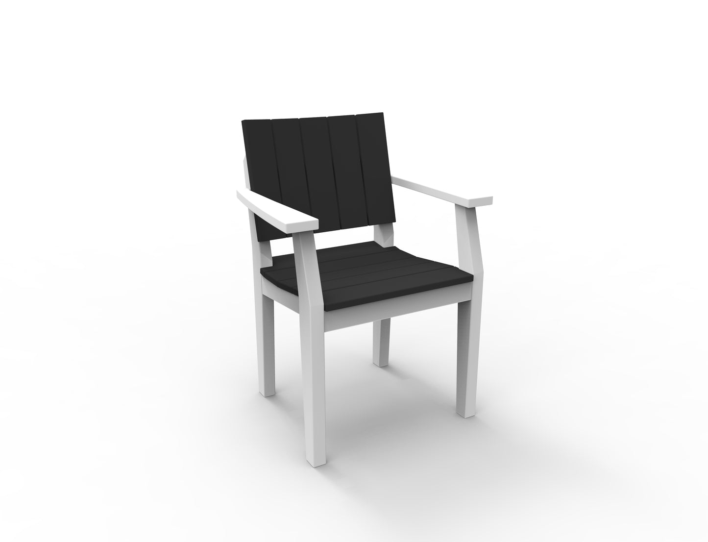 Seaside Casual Recycled Plastic MAD Dining Arm Chair - LEAD TIME TO SHIP 2 TO 4 WEEKS
