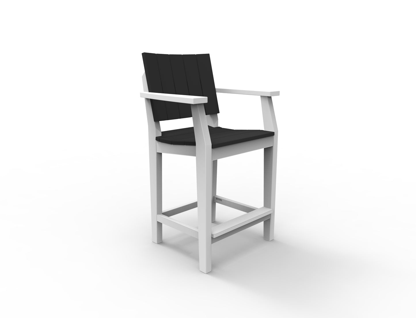 Seaside Casual Recycled Plastic MAD Balcony Arm Chair - LEAD TIME TO SHIP 2 TO 4 WEEKS