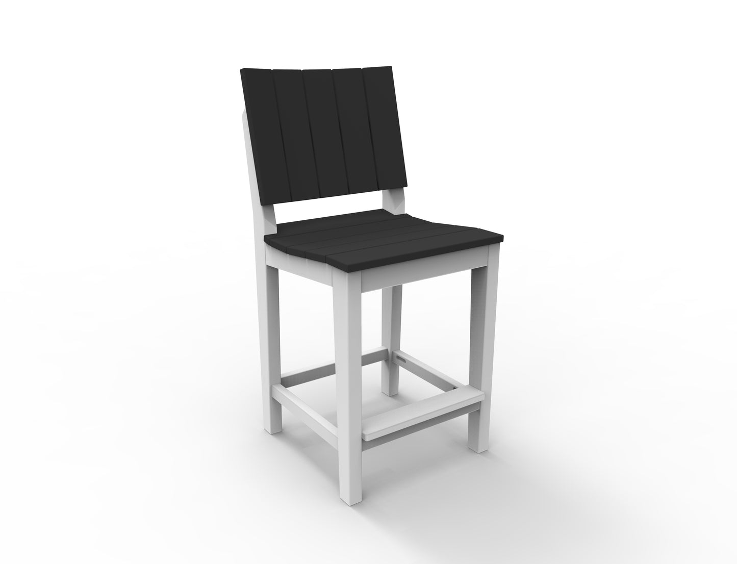 Seaside Casual Recycled Plastic MAD Balcony Side Chair (BAR HEIGHT) - LEAD TIME TO SHIP 2 TO 4 WEEKS