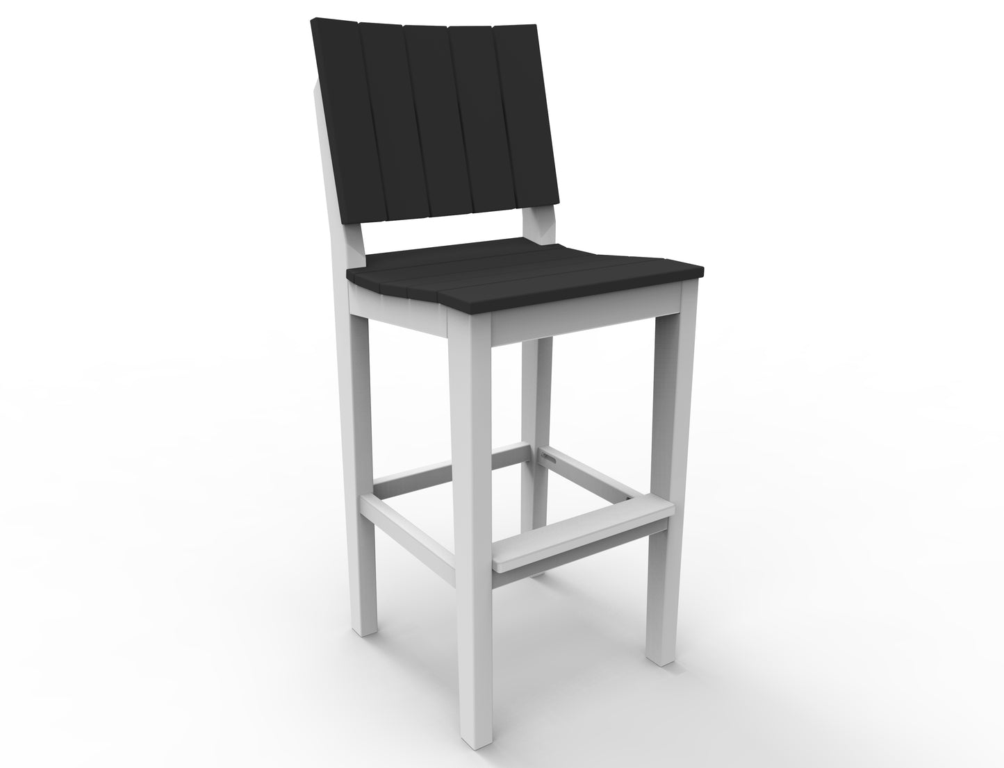 Seaside Casual Recycled Plastic MAD Bar Side Chair (BAR HEIGHT) - LEAD TIME TO SHIP 2 TO 4 WEEKS