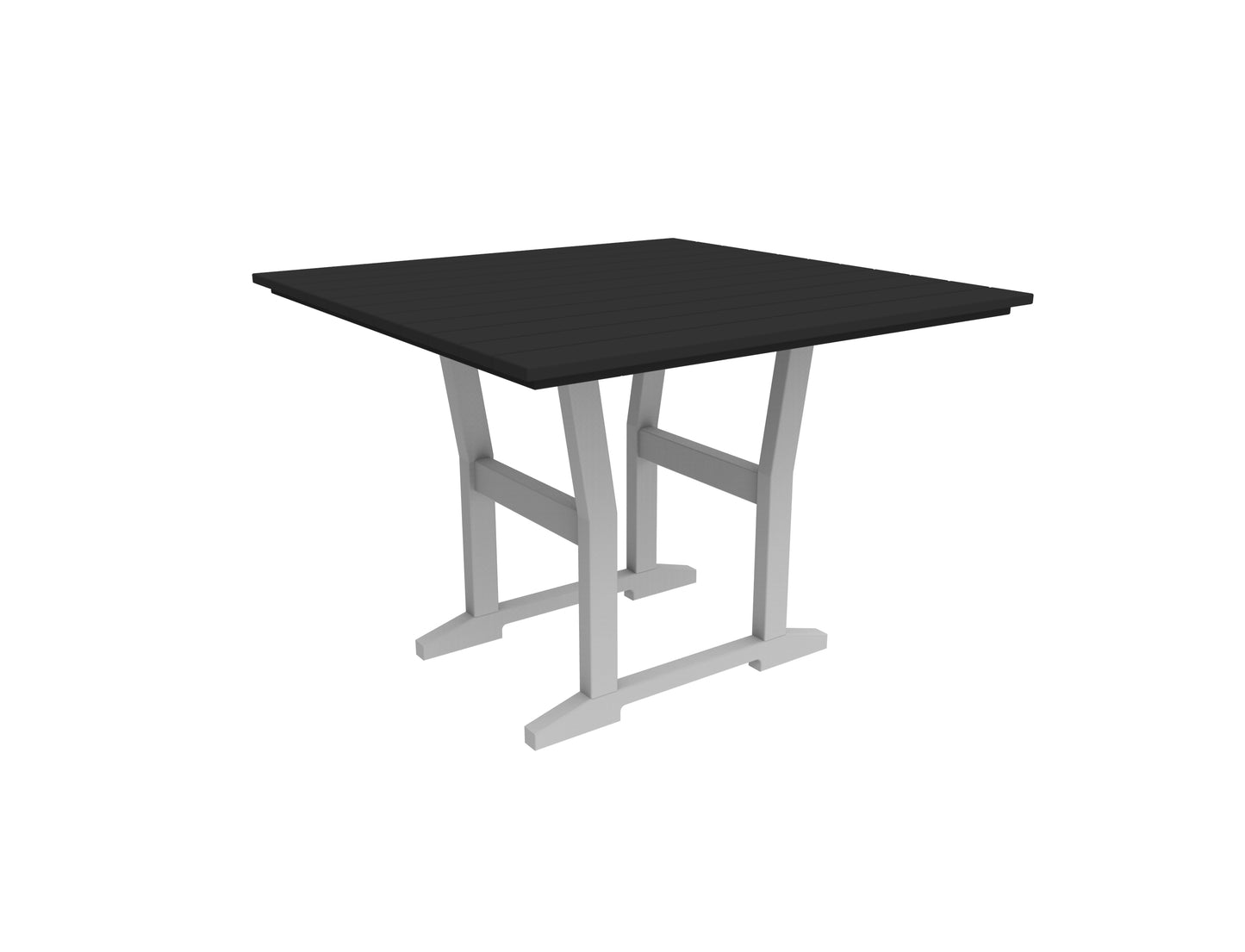 Seaside Casual Recycled Plastic Coastline Cafe Square Dining Table - LEAD TIME TO SHIP 2 TO 4 WEEKS