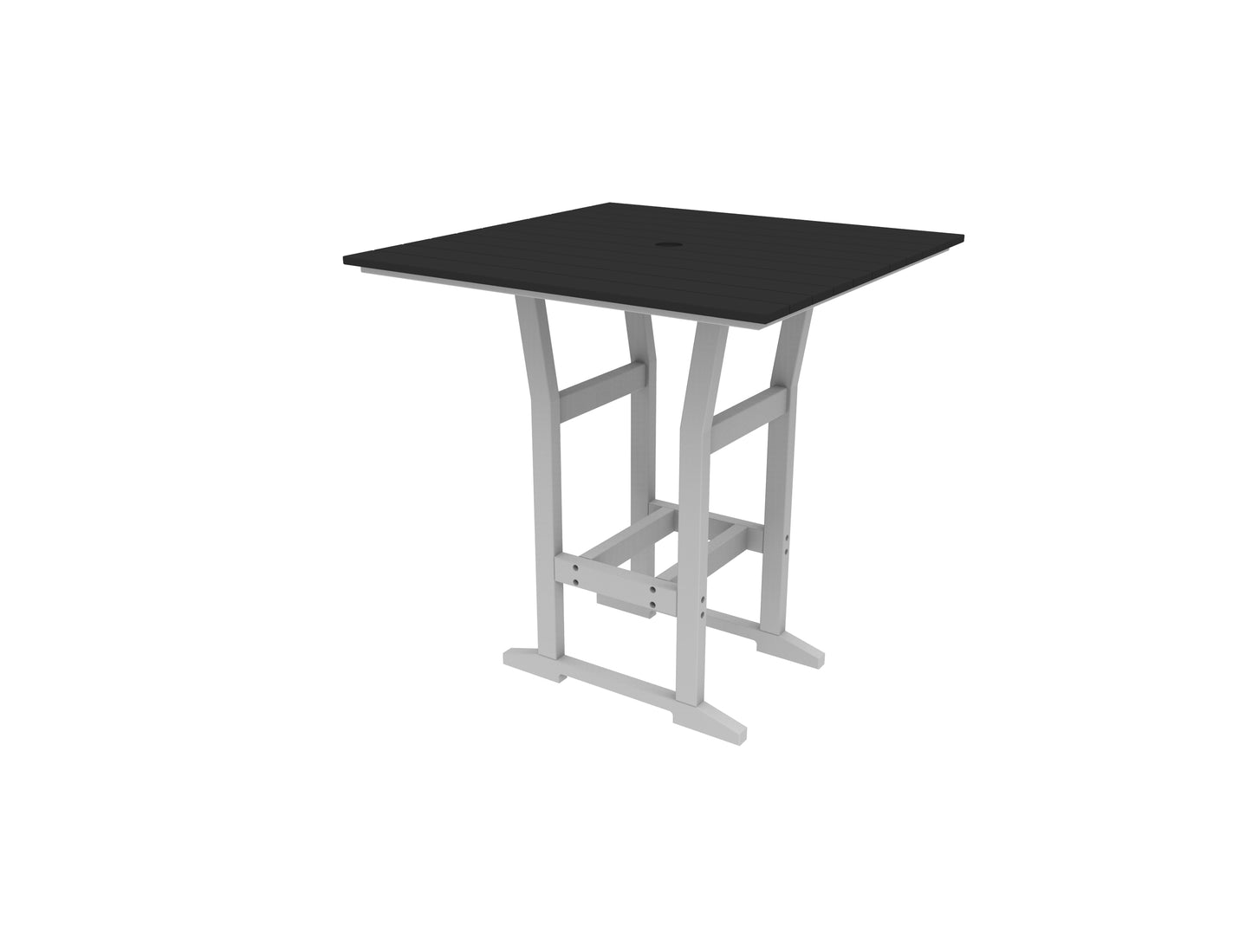 Seaside Casual Recycled Plastic Coastline Cafe Square Bar Table (BAR HEIGHT) - LEAD TIME TO SHIP 2 TO 4 WEEKS