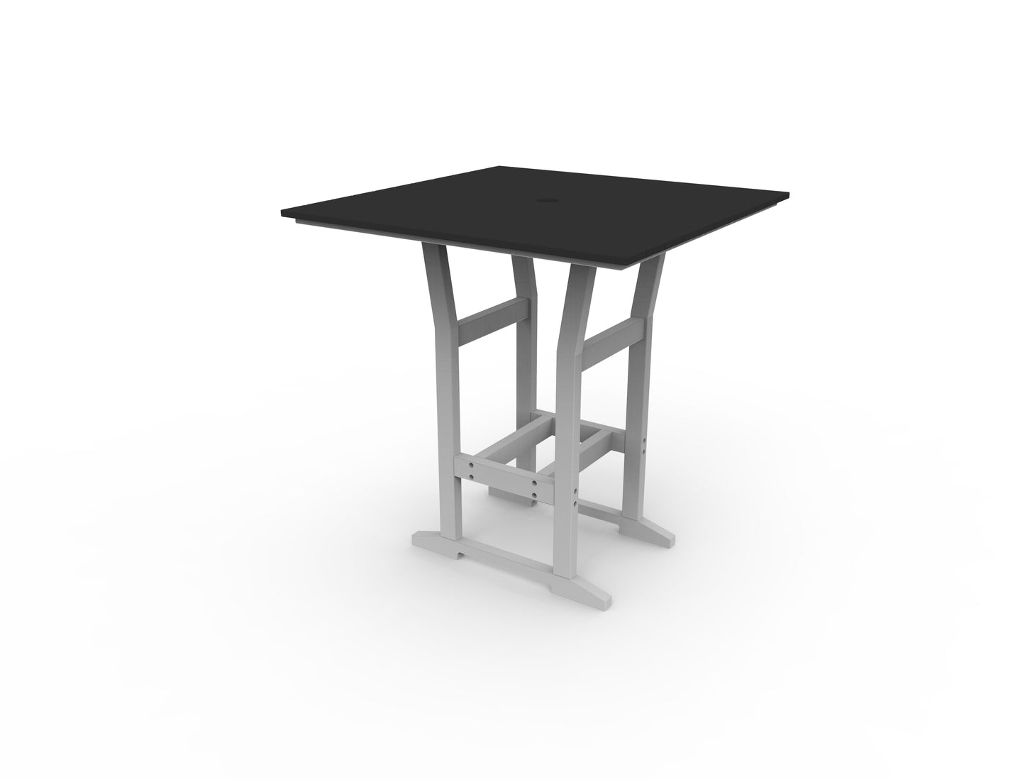 Seaside Casual Recycled Plastic Coastline Cafe Square Bar Table (BAR HEIGHT) - LEAD TIME TO SHIP 2 TO 4 WEEKS