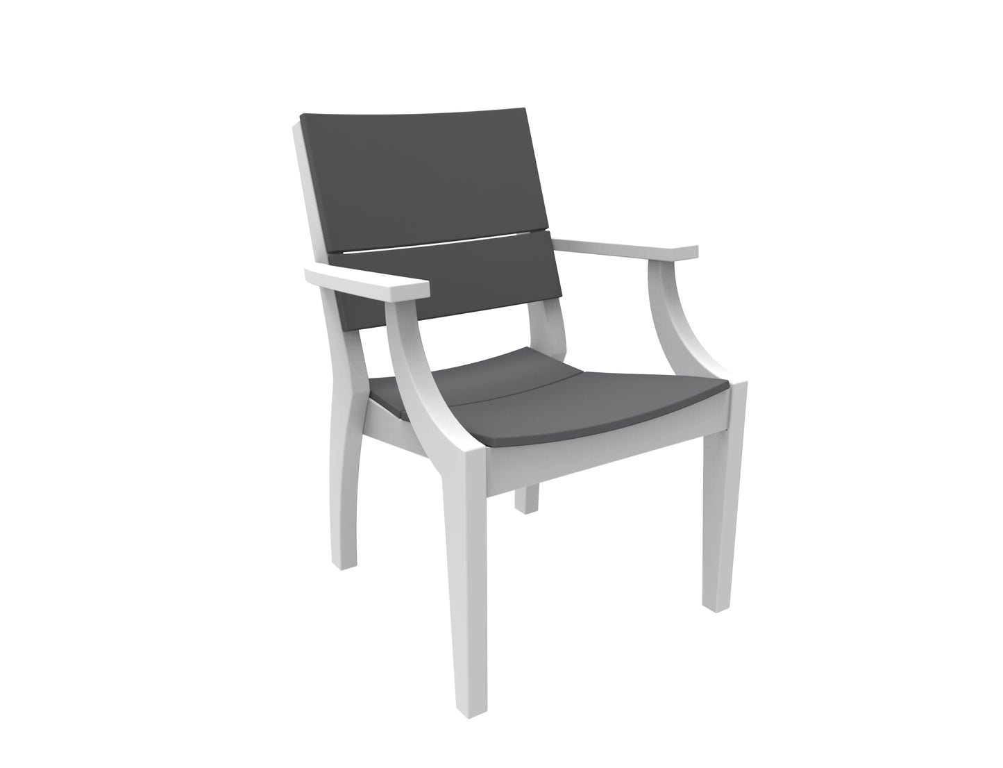 Seaside Casual Recycled Plastic SYM Arm Chair - LEAD TIME TO SHIP 4 TO 6 WEEKS