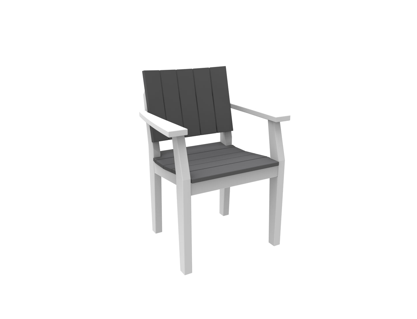 Seaside Casual Recycled Plastic MAD Dining Arm Chair - LEAD TIME TO SHIP 2 TO 4 WEEKS