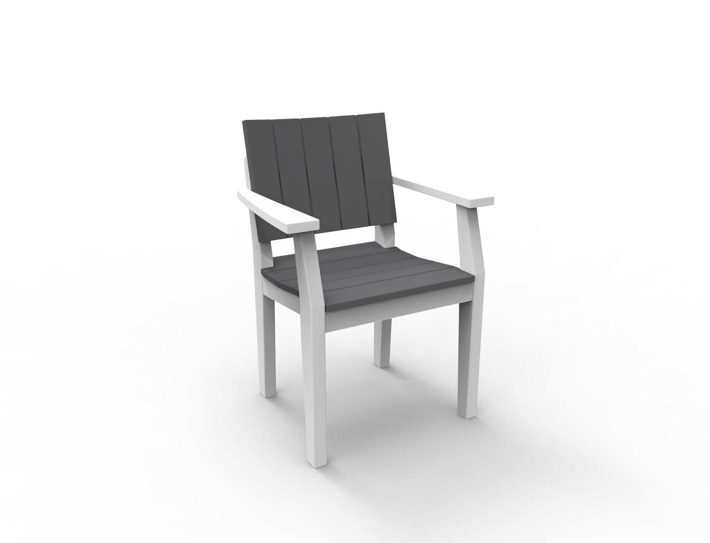 Seaside Casual Recycled Plastic MAD Dining Arm Chair - LEAD TIME TO SHIP 2 TO 4 WEEKS