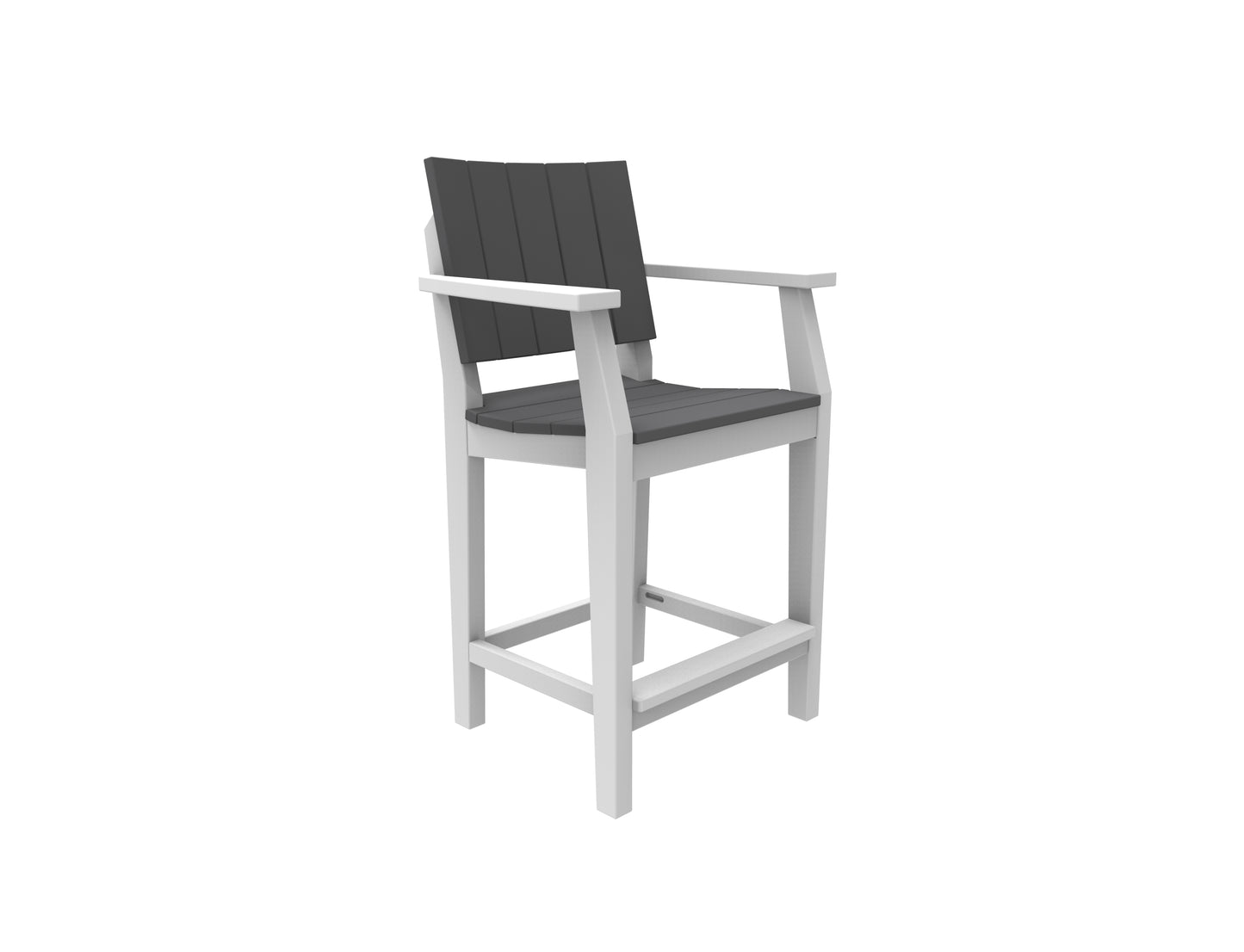 Seaside Casual Recycled Plastic MAD Balcony Arm Chair - LEAD TIME TO SHIP 2 TO 4 WEEKS