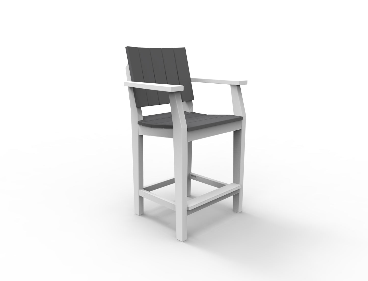 Seaside Casual Recycled Plastic MAD Balcony Arm Chair - LEAD TIME TO SHIP 2 TO 4 WEEKS