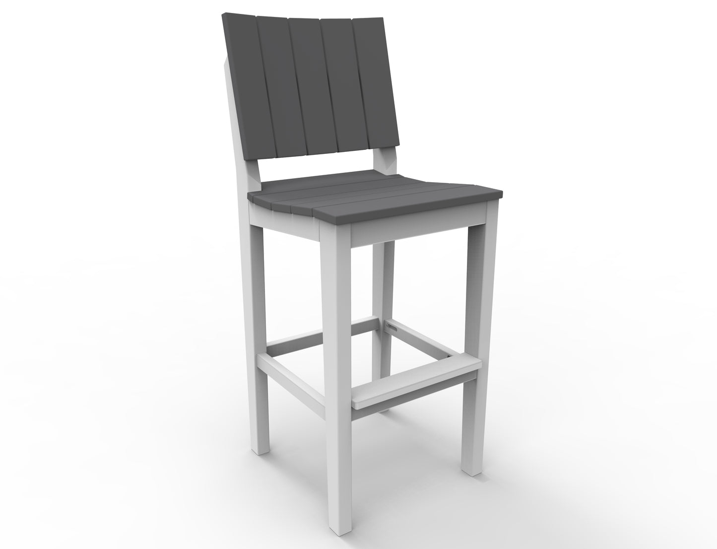 Seaside Casual Recycled Plastic MAD Bar Side Chair (BAR HEIGHT) - LEAD TIME TO SHIP 2 TO 4 WEEKS