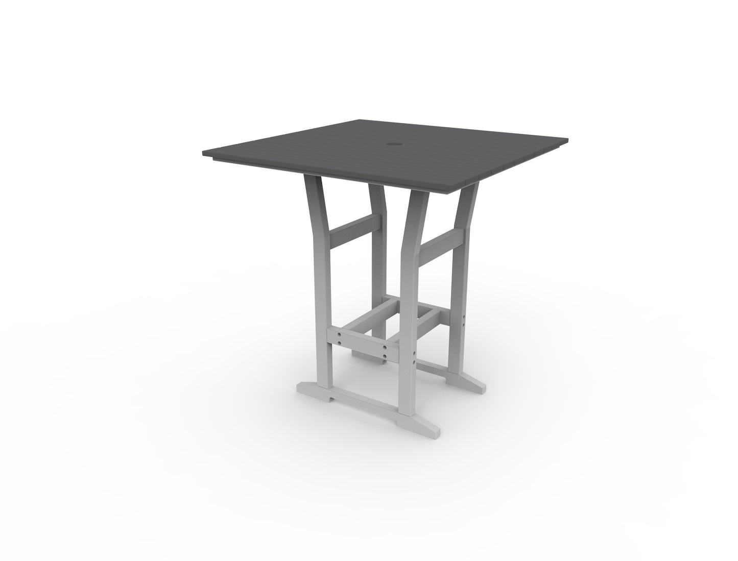 Seaside Casual Recycled Plastic Coastline Cafe Square Bar Table (BAR HEIGHT) - LEAD TIME TO SHIP 2 TO 4 WEEKS