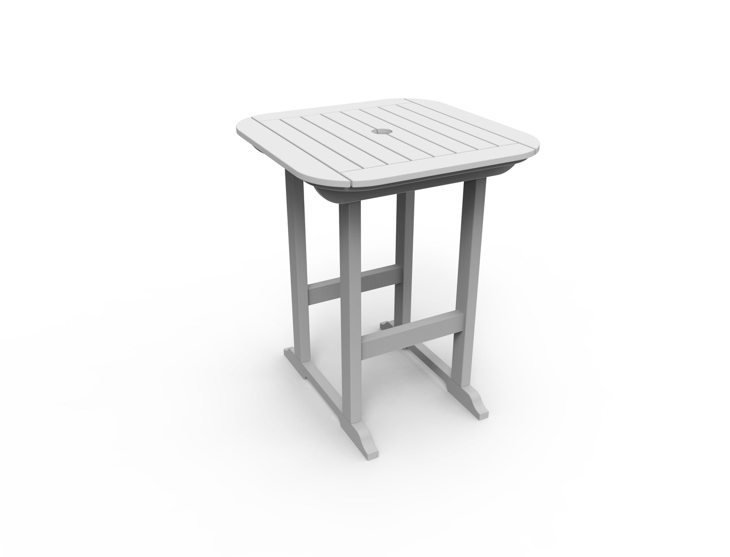 Seaside Casual Recycled Plastic Portsmouth Balcony Table 30" x 30" (COUNTER HEIGHT) - LEAD TIME TO SHIP 2 TO 4 WEEKS