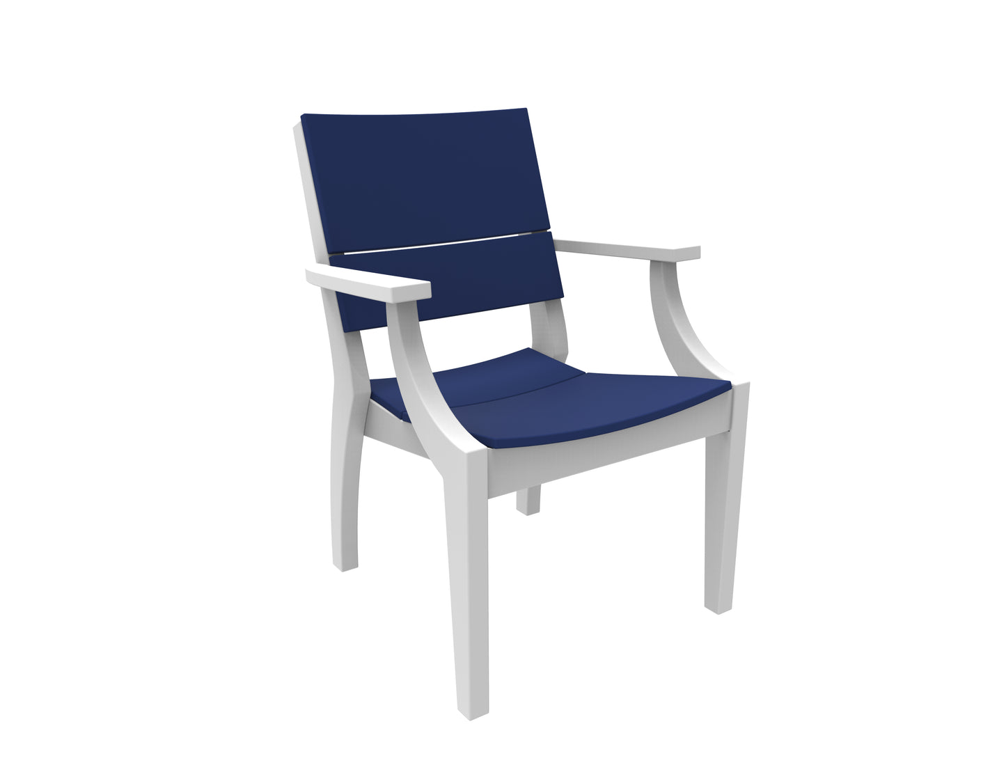 Seaside Casual Recycled Plastic SYM Arm Chair - LEAD TIME TO SHIP 4 TO 6 WEEKS