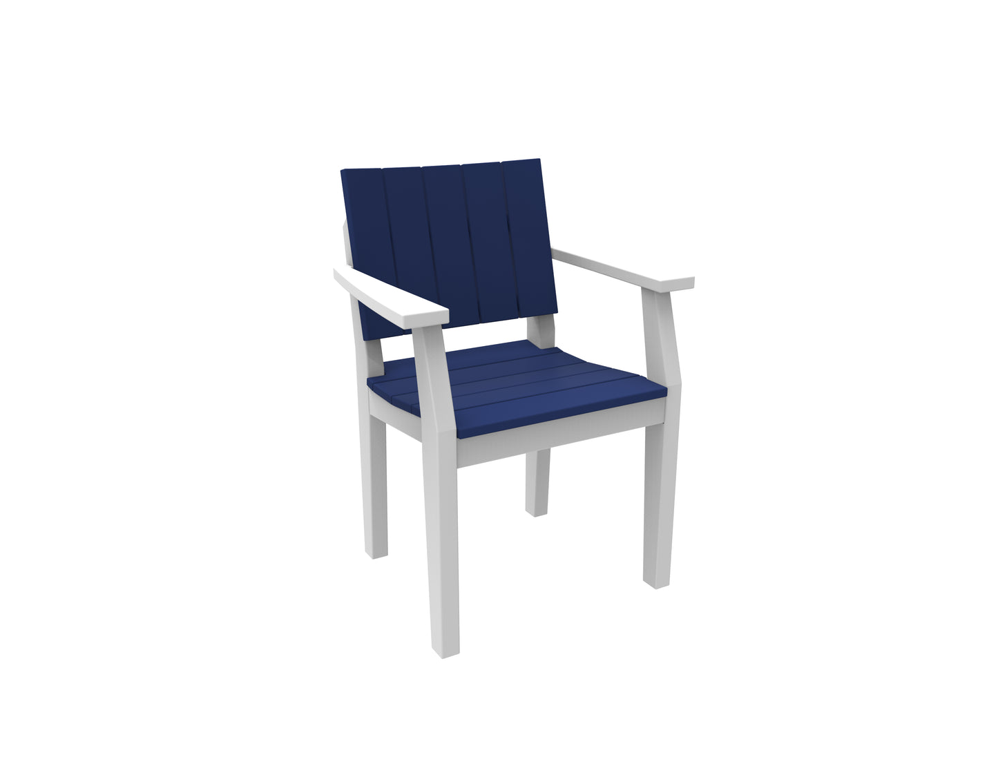 Seaside Casual Recycled Plastic MAD Dining Arm Chair - LEAD TIME TO SHIP 2 TO 4 WEEKS