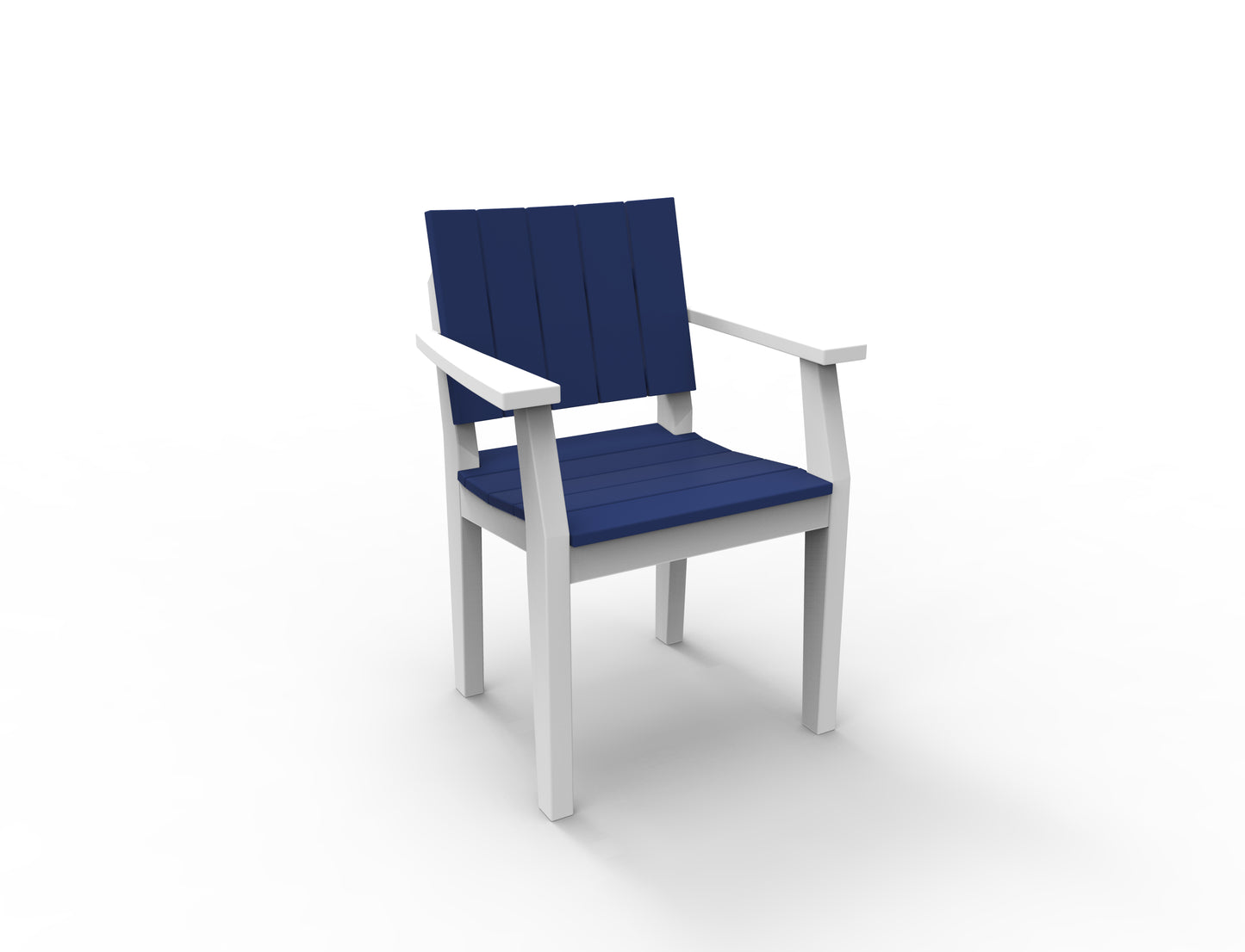 Seaside Casual Recycled Plastic MAD Dining Arm Chair - LEAD TIME TO SHIP 2 TO 4 WEEKS