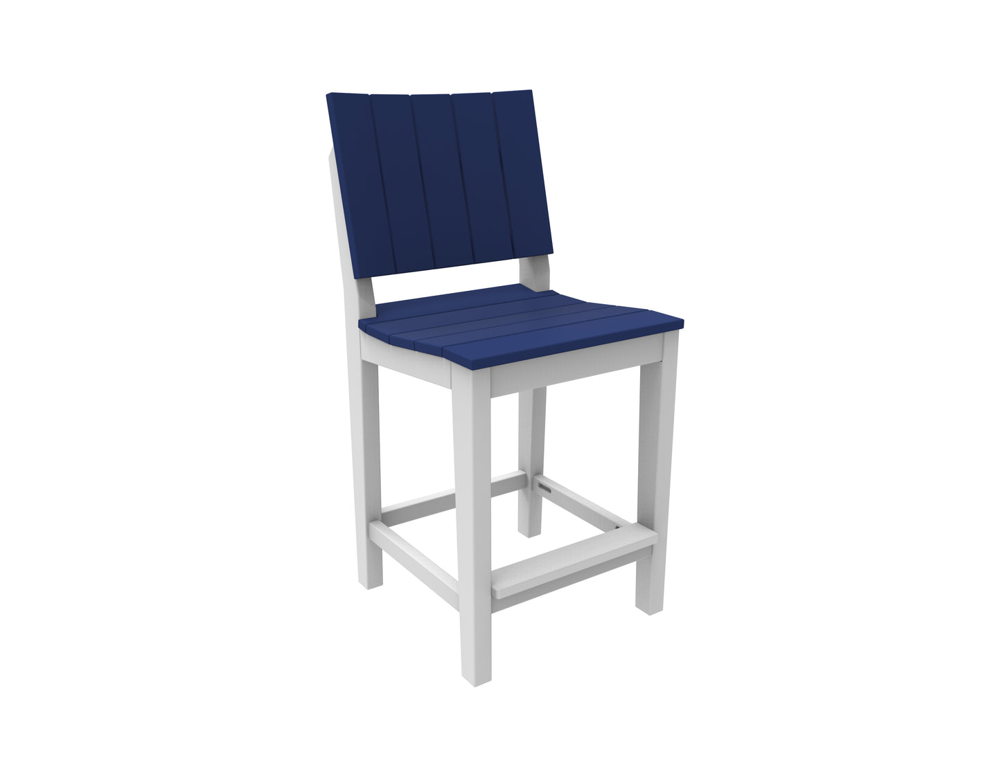 Seaside Casual Recycled Plastic MAD Balcony Side Chair (BAR HEIGHT) - LEAD TIME TO SHIP 2 TO 4 WEEKS