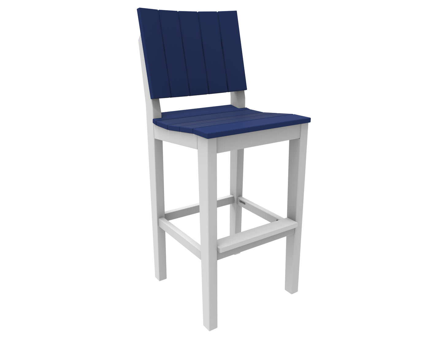 Seaside Casual Recycled Plastic MAD Bar Side Chair (BAR HEIGHT) - LEAD TIME TO SHIP 2 TO 4 WEEKS