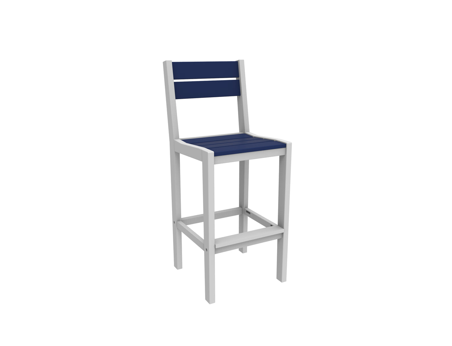 Seaside Casual Recycled Plastic Coastline Cafe Bar Chair (BAR HEIGHT) - LEAD TIME TO SHIP 2 TO 4 WEEKS
