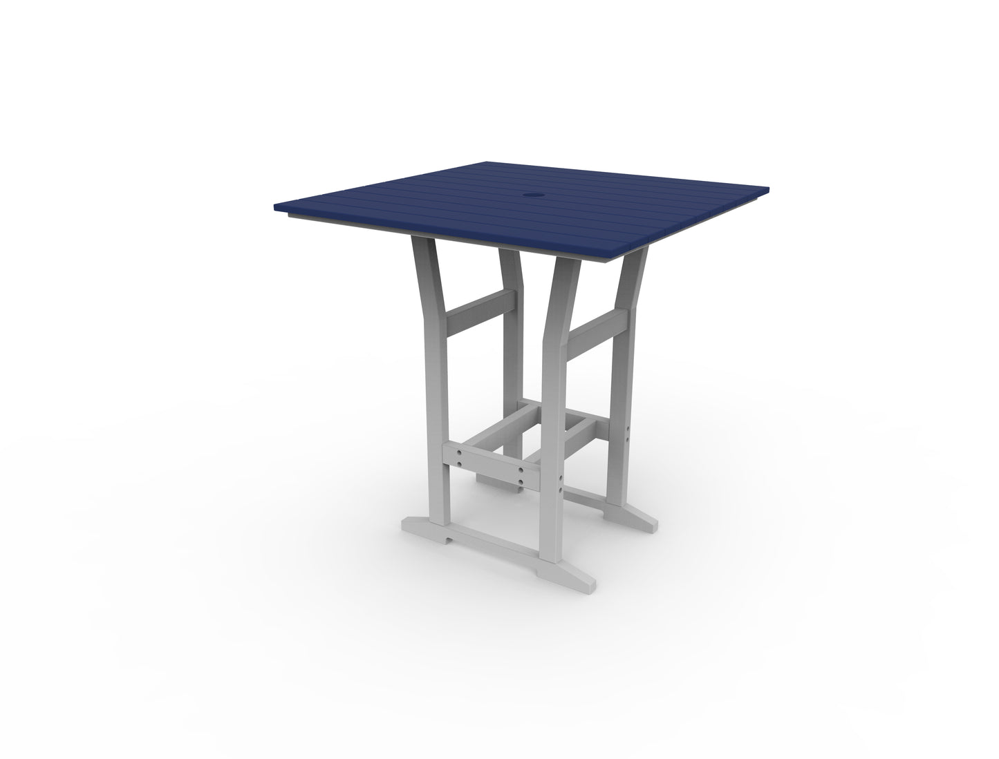 Seaside Casual Recycled Plastic Coastline Cafe Square Bar Table (BAR HEIGHT) - LEAD TIME TO SHIP 2 TO 4 WEEKS