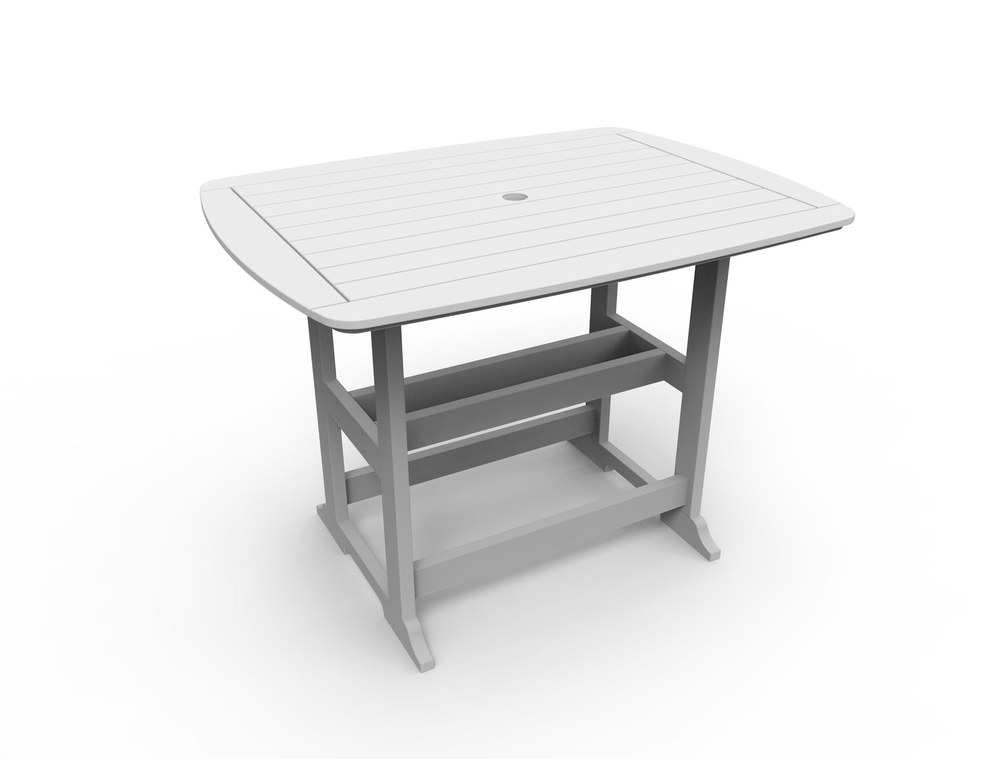 Seaside Casual Recycled Plastic Portsmouth Bar Table 42" x 56" (BAR HEIGHT) - LEAD TIME TO SHIP 2 TO 4 WEEKS