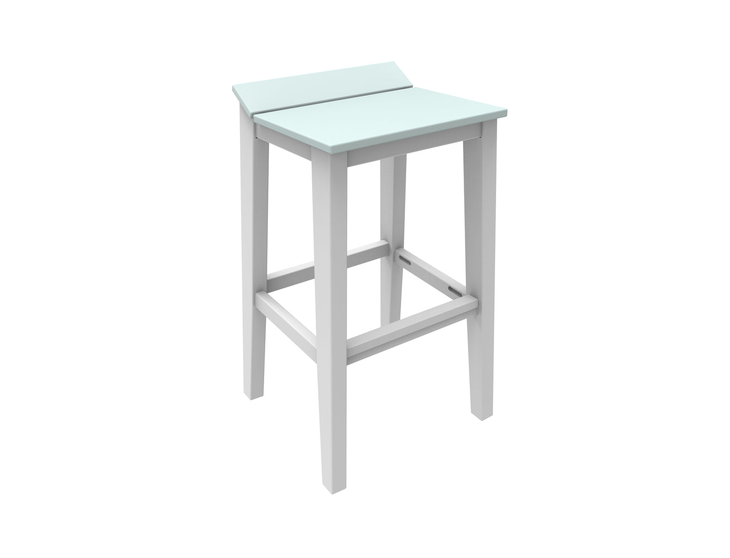 Seaside Casual Recycled Plastic SYM Bar Stool - LEAD TIME TO SHIP 4 TO 6 WEEKS