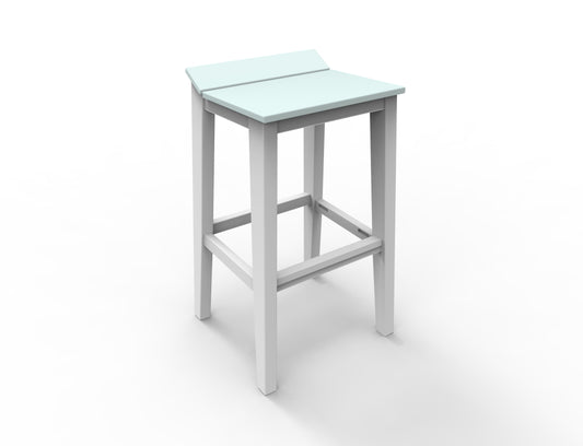 Seaside Casual Recycled Plastic SYM Bar Stool - LEAD TIME TO SHIP 4 TO 6 WEEKS