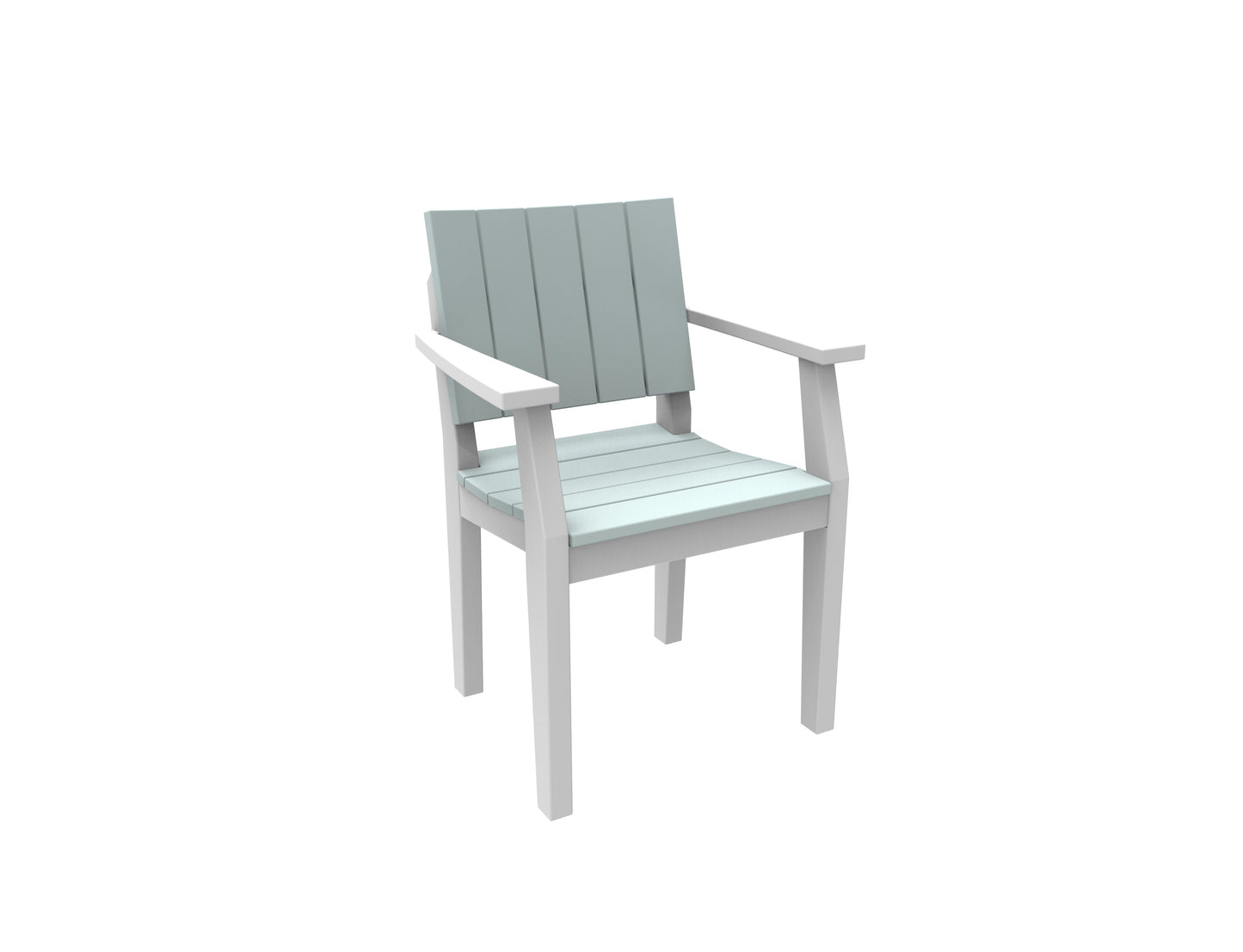Seaside Casual Recycled Plastic MAD Dining Arm Chair - LEAD TIME TO SHIP 2 TO 4 WEEKS