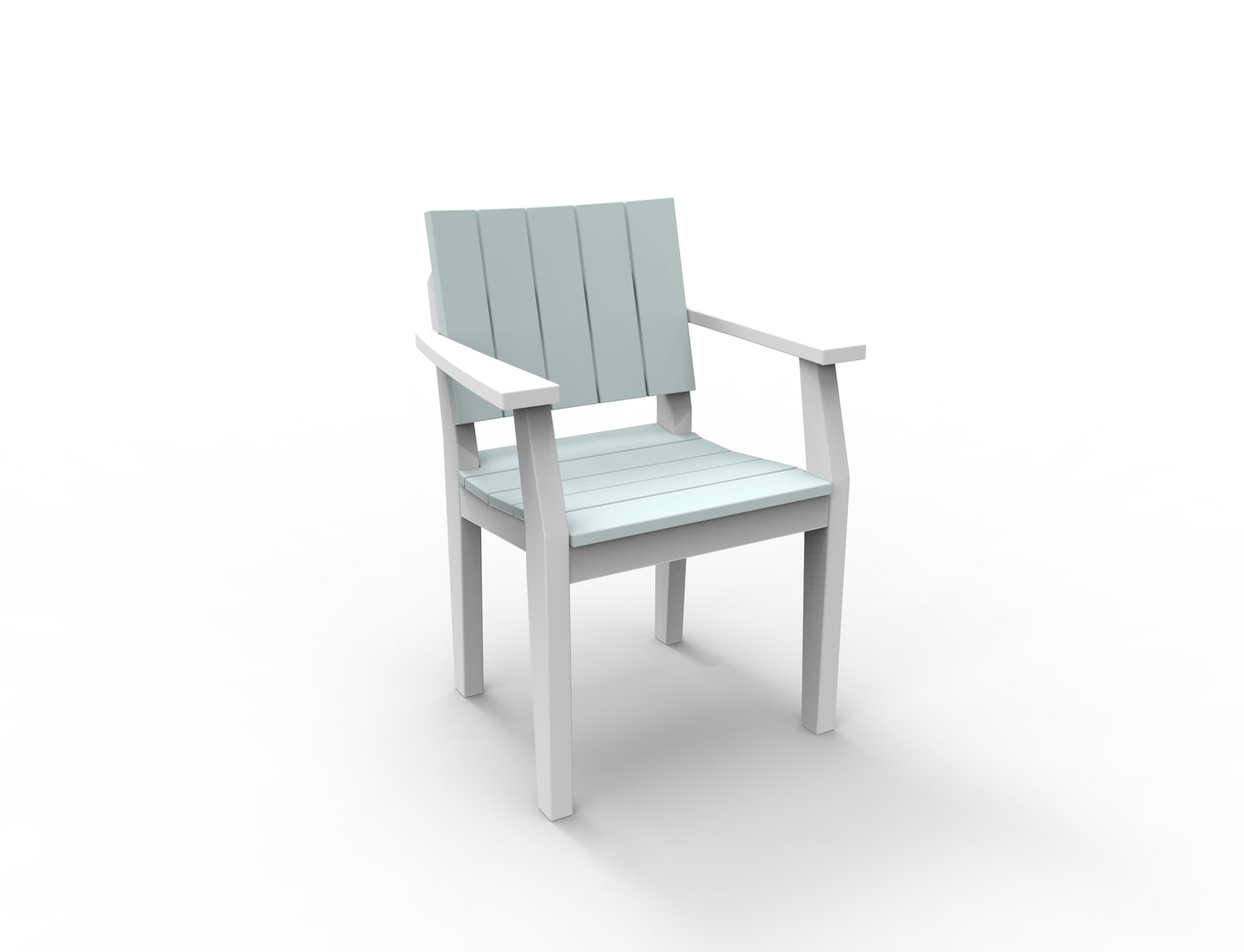 Seaside Casual Recycled Plastic MAD Dining Arm Chair - LEAD TIME TO SHIP 2 TO 4 WEEKS