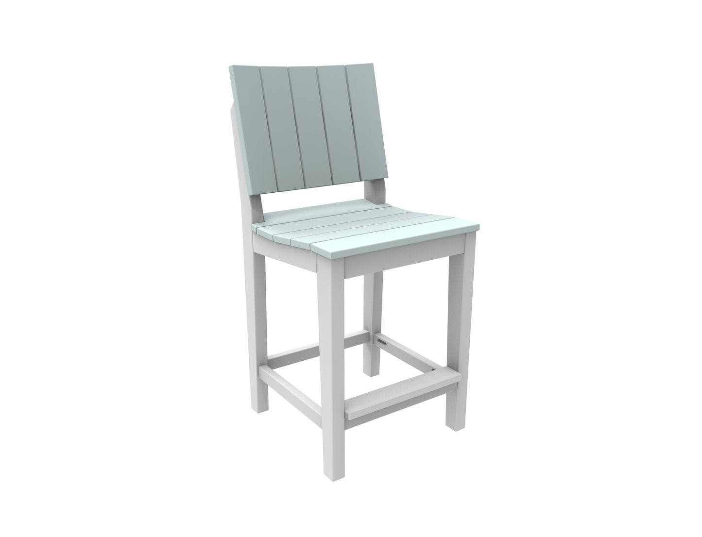 Seaside Casual Recycled Plastic MAD Balcony Side Chair (BAR HEIGHT) - LEAD TIME TO SHIP 2 TO 4 WEEKS