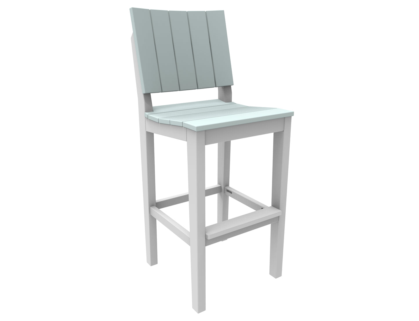 Seaside Casual Recycled Plastic MAD Bar Side Chair (BAR HEIGHT) - LEAD TIME TO SHIP 2 TO 4 WEEKS