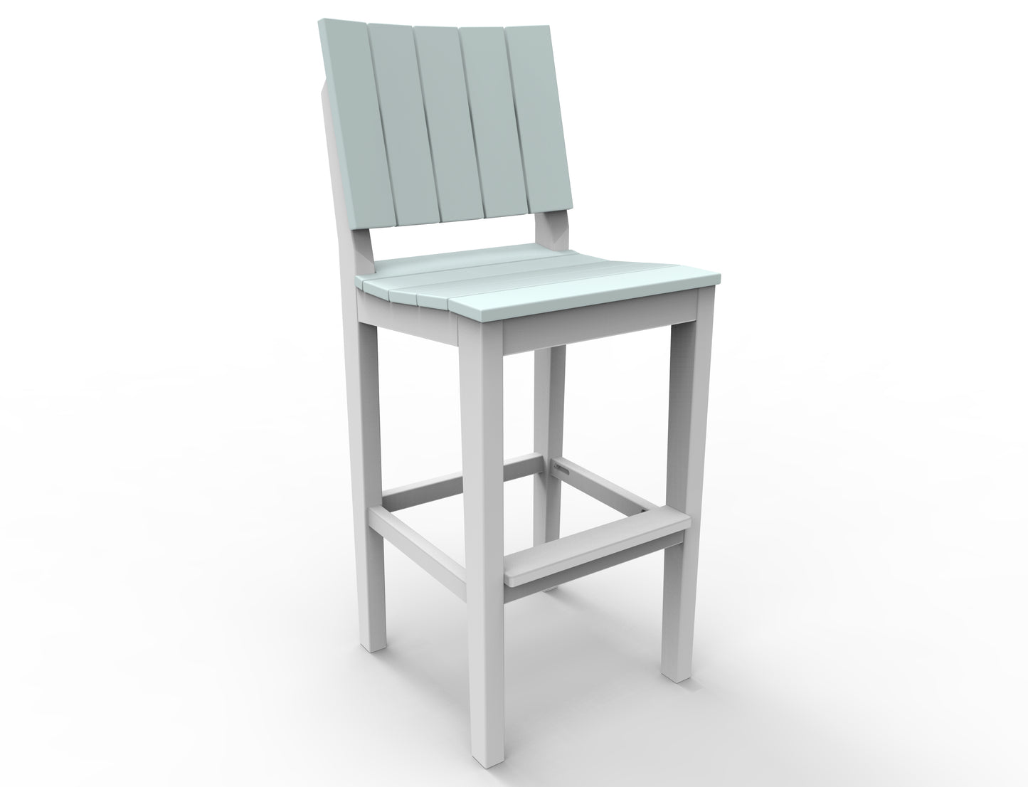 Seaside Casual Recycled Plastic MAD Bar Side Chair (BAR HEIGHT) - LEAD TIME TO SHIP 2 TO 4 WEEKS