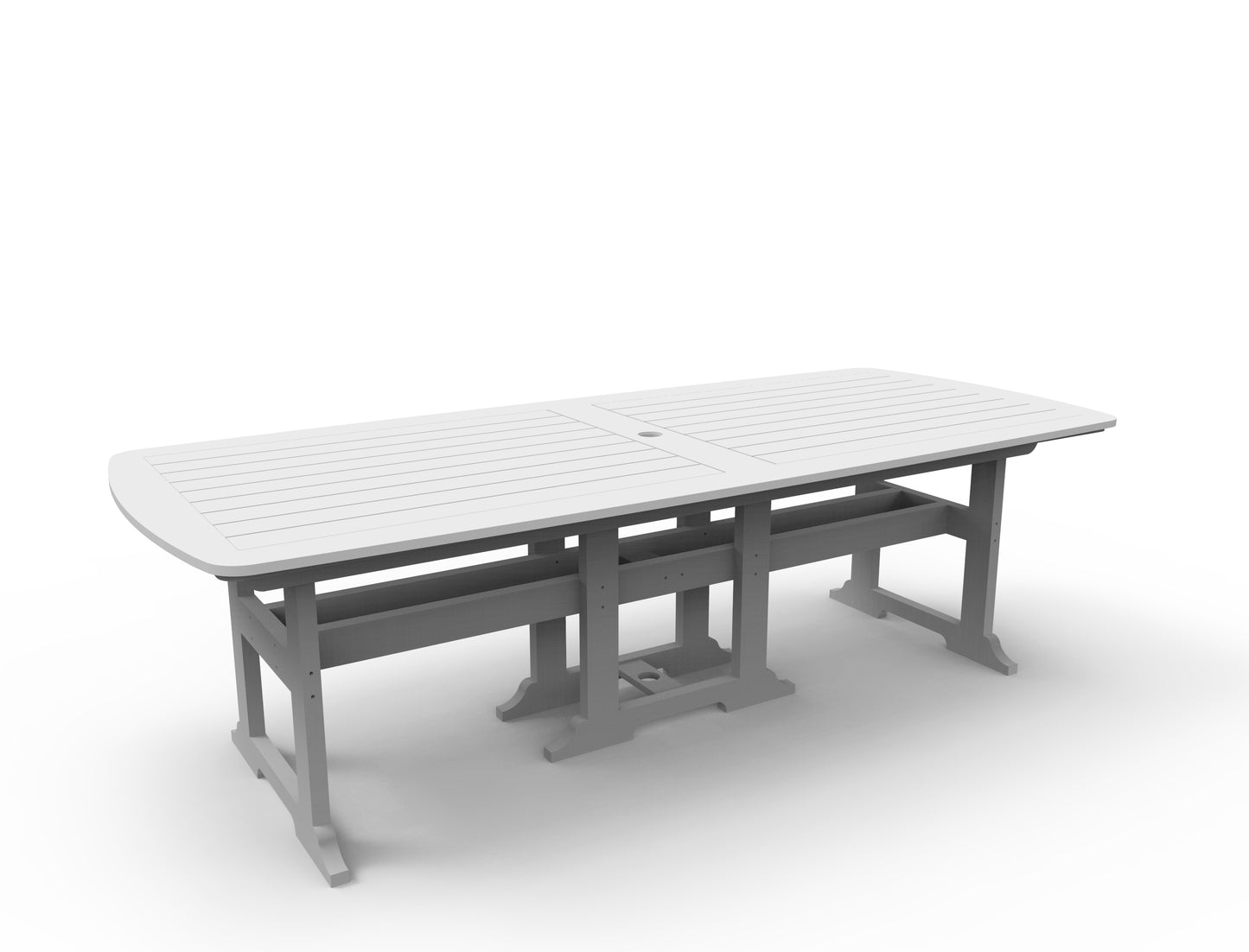 Seaside Casual Recycled Plastic Portsmouth Dining Table 42" x 100" - LEAD TIME TO SHIP 2 TO 4 WEEKS