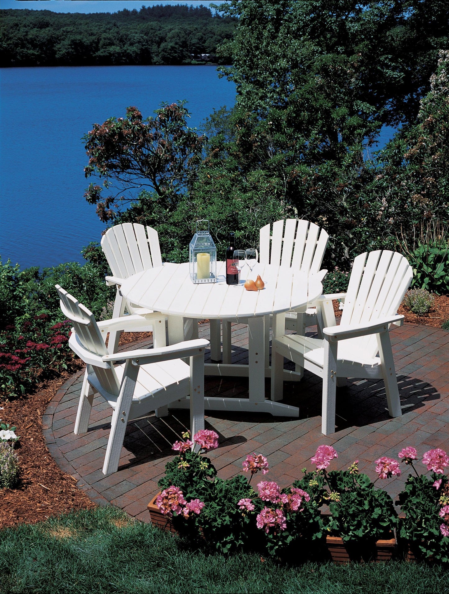 Seaside Casual Recycled Plastic Adirondack Shellback Dining Chair - LEAD TIME TO SHIP 4 TO 6 WEEKS