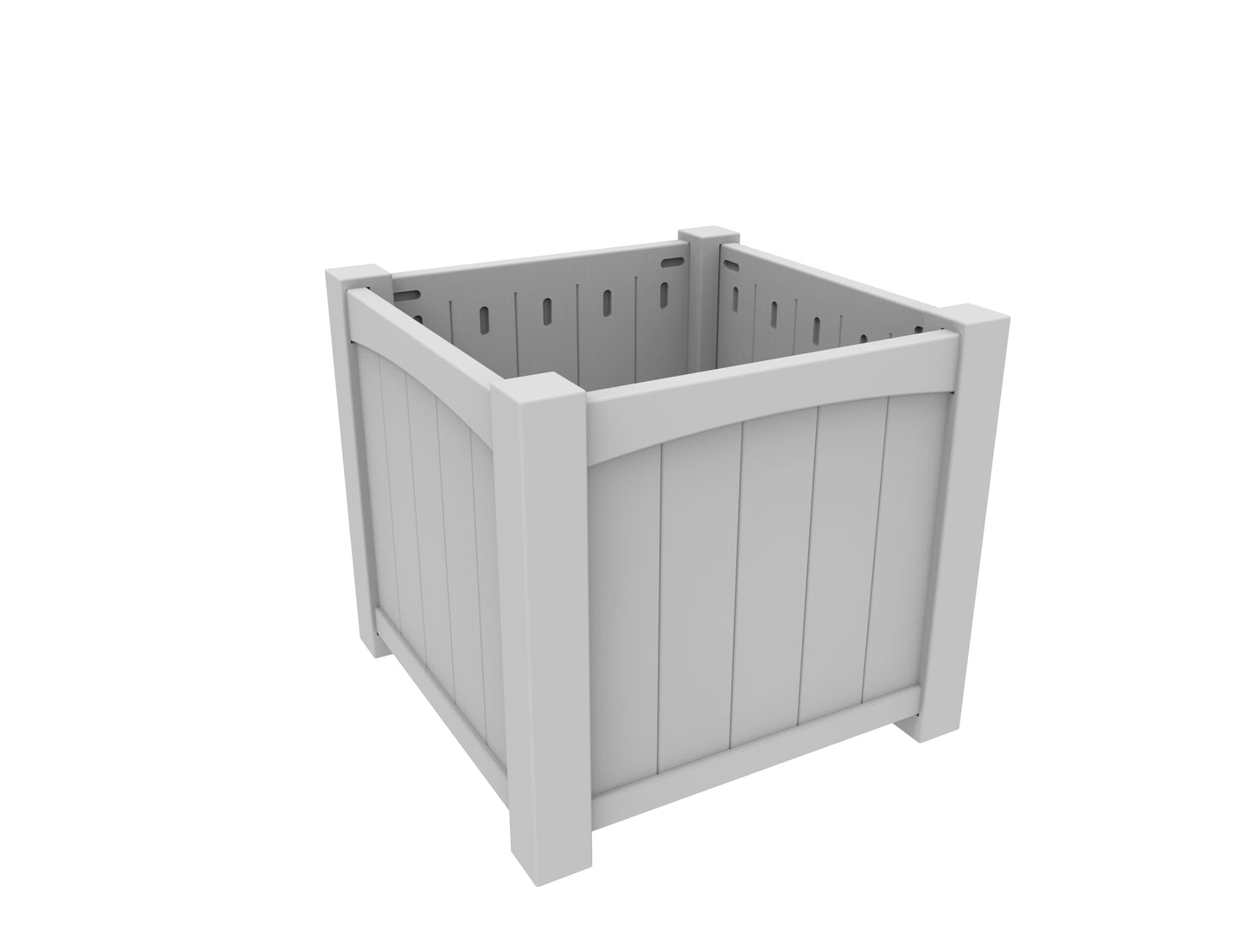 Seaside Casual Recycled Plastic Wickford Estate Planter-Single - LEAD TIME TO SHIP 4 TO 6 WEEKS