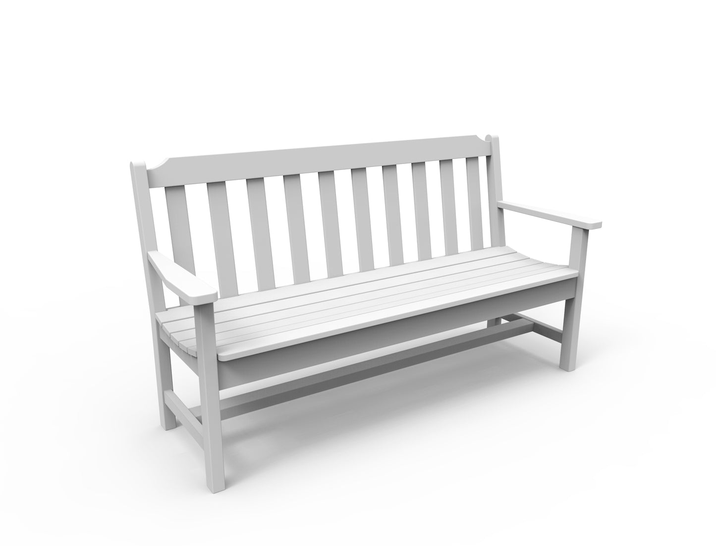 Seaside Casual Recycled Plastic Newport 5' Bench - LEAD TIME TO SHIP 4 TO 6 WEEKS