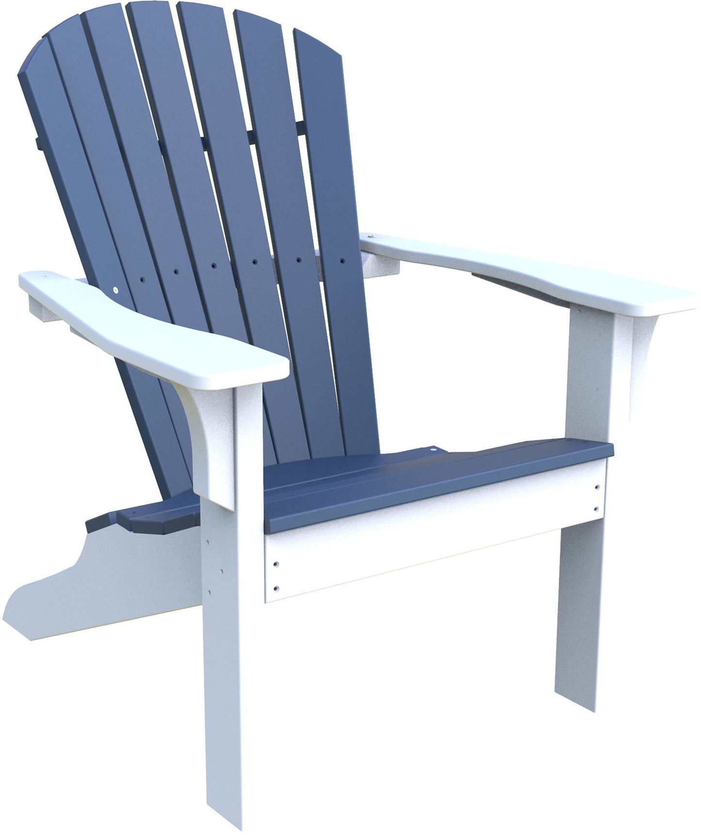 Seaside Casual Recycled Plastic Adirondack Shellback Chair - LEAD TIME TO SHIP 2 TO 4 WEEKS