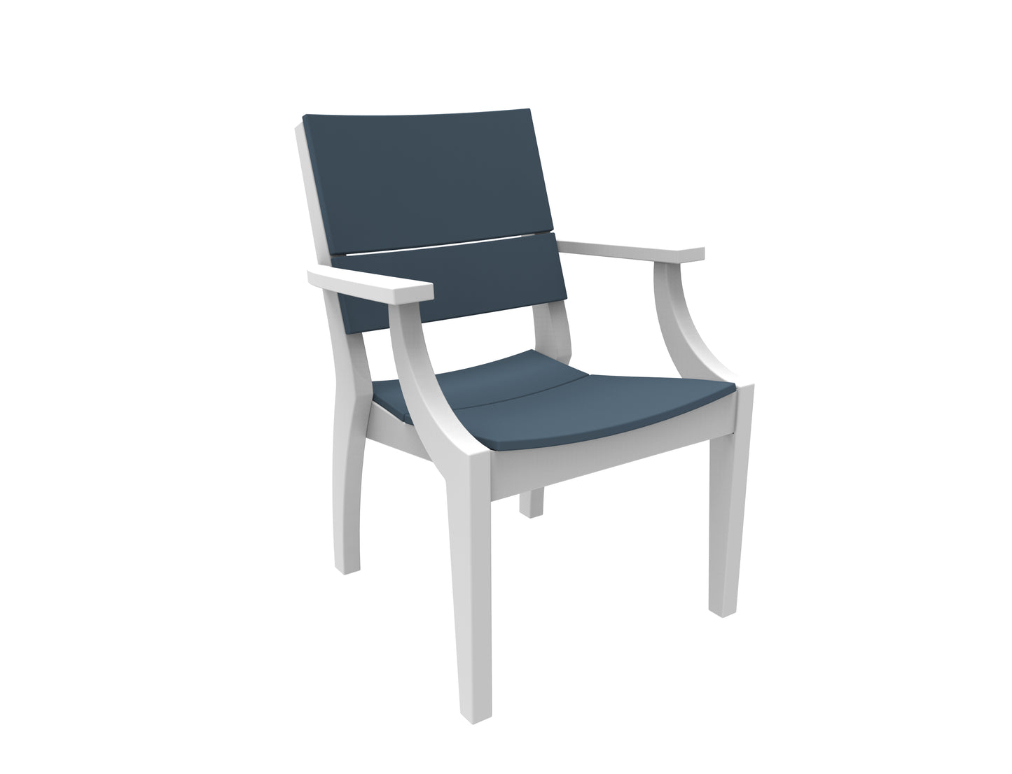 Seaside Casual Recycled Plastic SYM Arm Chair - LEAD TIME TO SHIP 4 TO 6 WEEKS