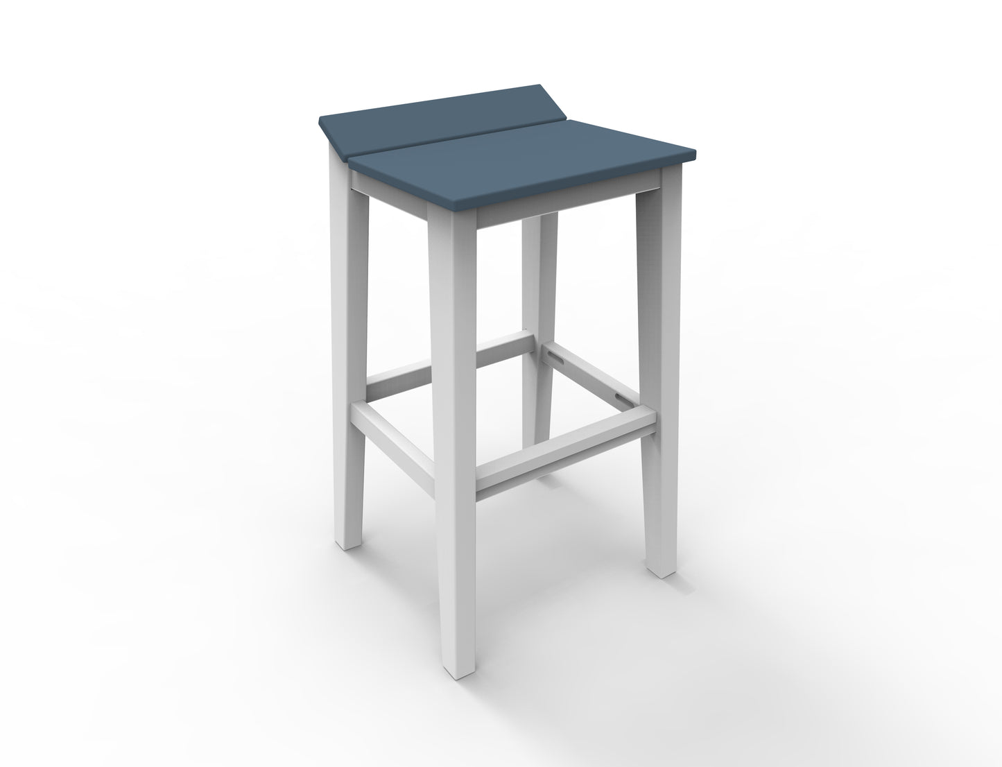 Seaside Casual Recycled Plastic SYM Bar Stool - LEAD TIME TO SHIP 4 TO 6 WEEKS