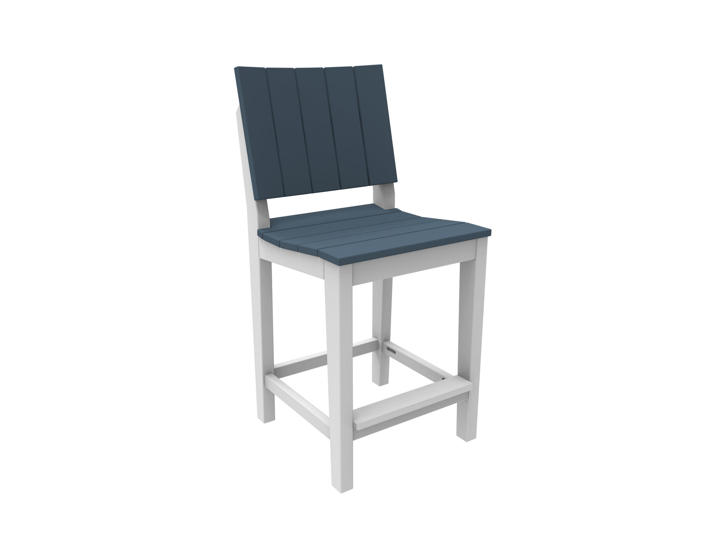 Seaside Casual Recycled Plastic MAD Balcony Side Chair (BAR HEIGHT) - LEAD TIME TO SHIP 2 TO 4 WEEKS