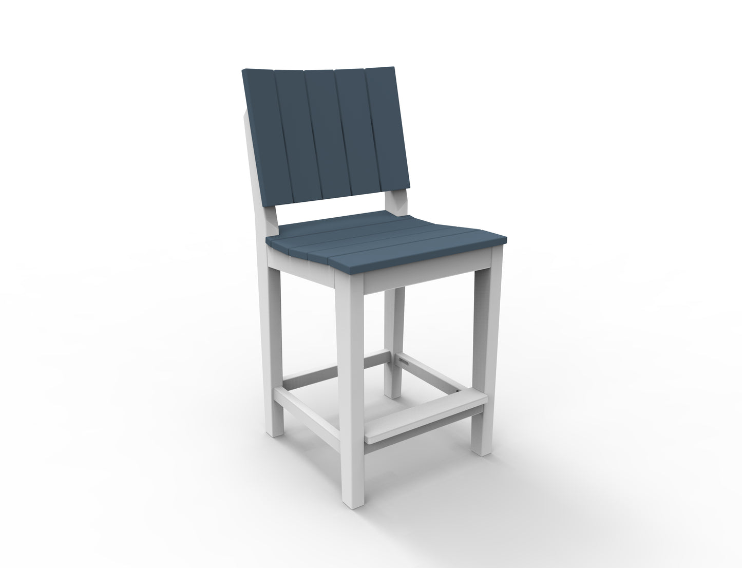 Seaside Casual Recycled Plastic MAD Balcony Side Chair (BAR HEIGHT) - LEAD TIME TO SHIP 2 TO 4 WEEKS