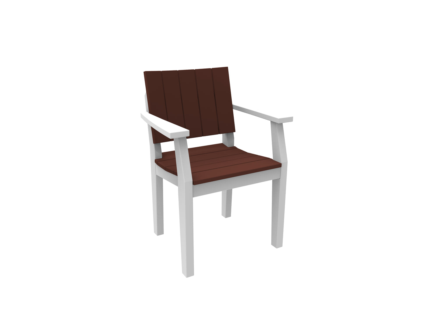 Seaside Casual Recycled Plastic MAD Dining Arm Chair - LEAD TIME TO SHIP 2 TO 4 WEEKS
