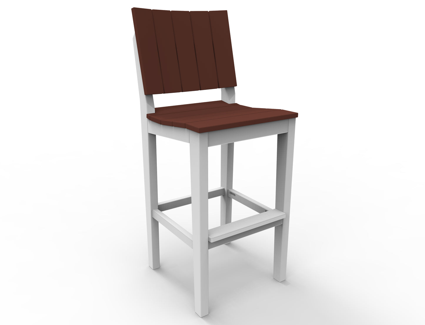 Seaside Casual Recycled Plastic MAD Bar Side Chair (BAR HEIGHT) - LEAD TIME TO SHIP 2 TO 4 WEEKS
