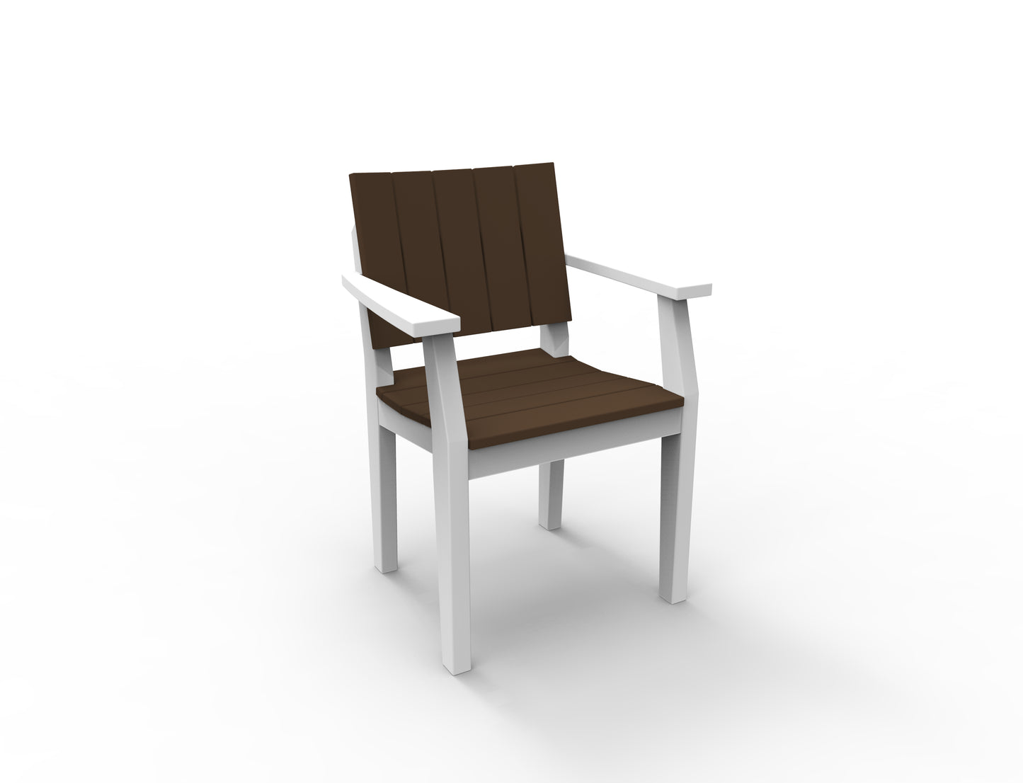 Seaside Casual Recycled Plastic MAD Dining Arm Chair - LEAD TIME TO SHIP 2 TO 4 WEEKS