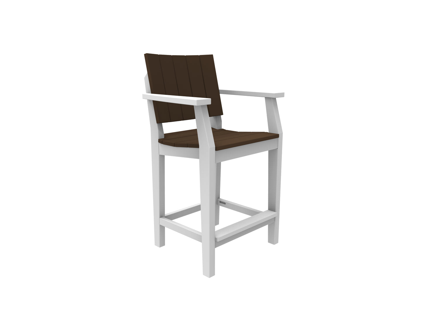 Seaside Casual Recycled Plastic MAD Balcony Arm Chair - LEAD TIME TO SHIP 2 TO 4 WEEKS