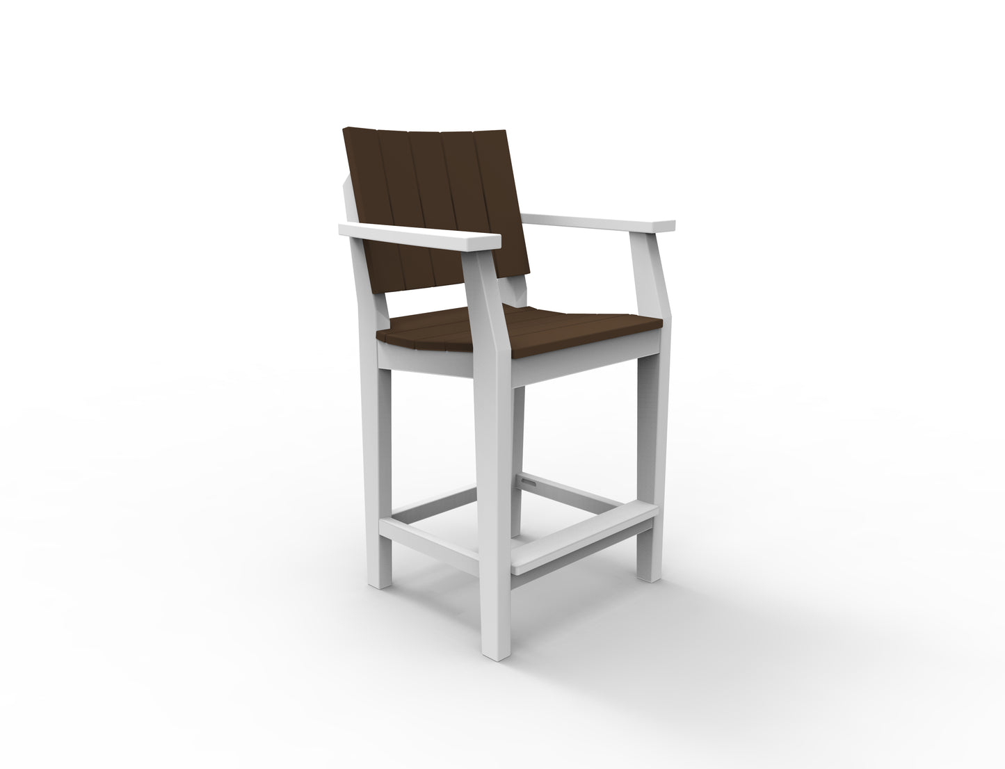 Seaside Casual Recycled Plastic MAD Balcony Arm Chair - LEAD TIME TO SHIP 2 TO 4 WEEKS