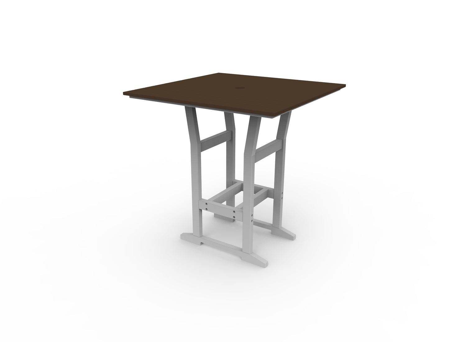 Seaside Casual Recycled Plastic Coastline Cafe Square Bar Table (BAR HEIGHT) - LEAD TIME TO SHIP 2 TO 4 WEEKS