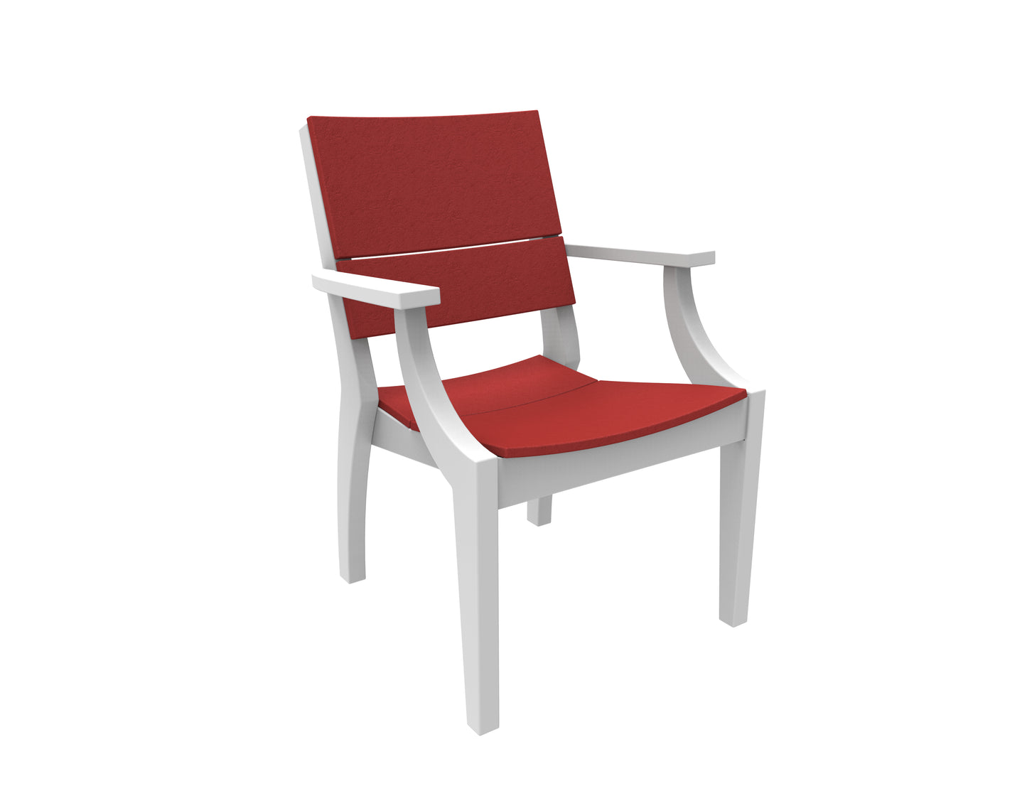 Seaside Casual Recycled Plastic SYM Arm Chair - LEAD TIME TO SHIP 4 TO 6 WEEKS