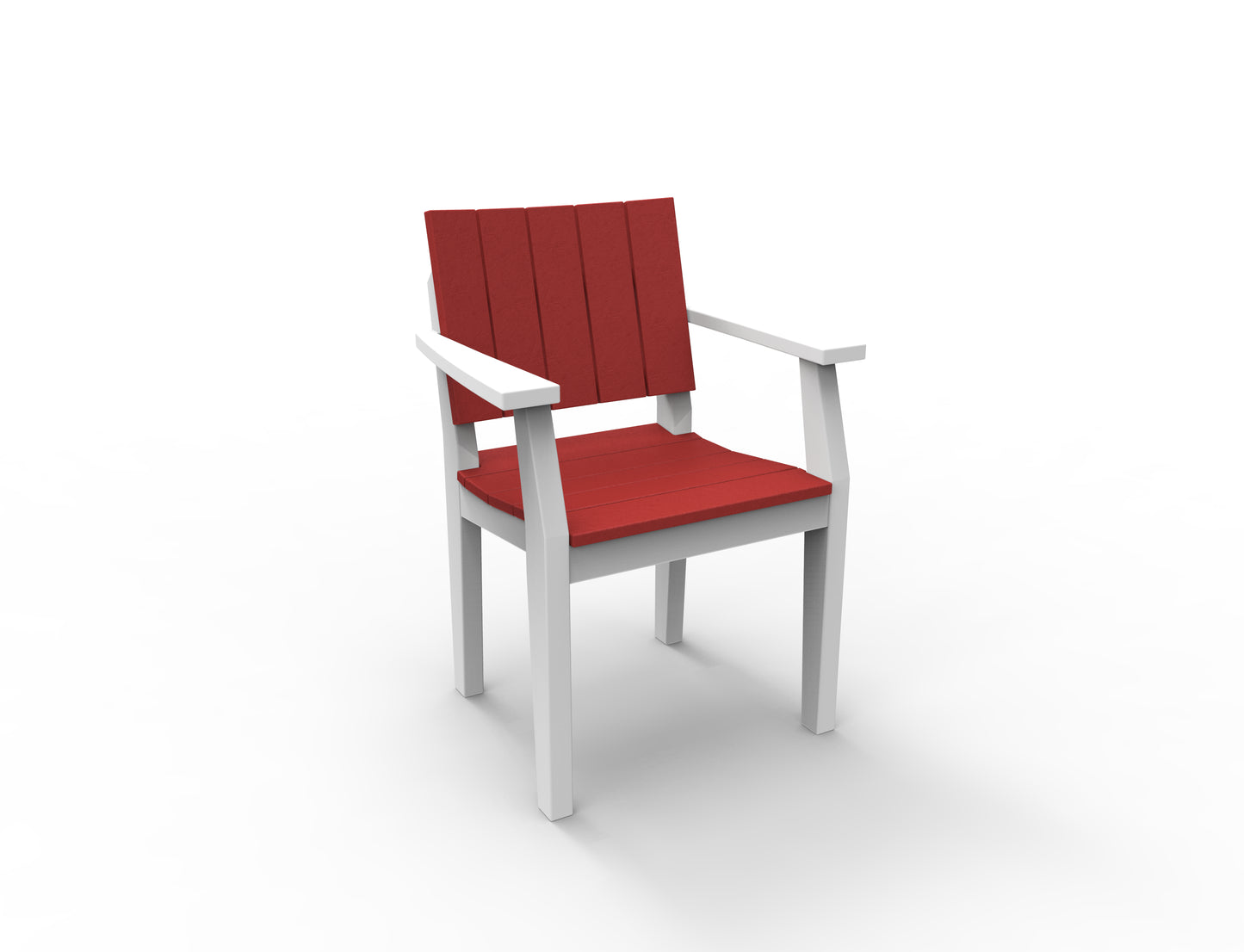 Seaside Casual Recycled Plastic MAD Dining Arm Chair - LEAD TIME TO SHIP 2 TO 4 WEEKS