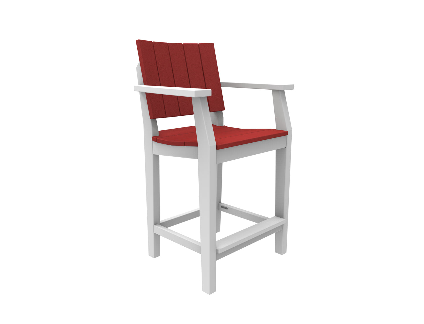 Seaside Casual Recycled Plastic MAD Balcony Arm Chair - LEAD TIME TO SHIP 2 TO 4 WEEKS