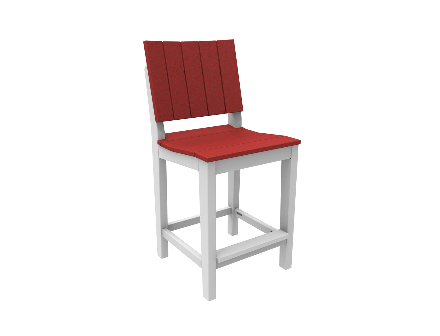 Seaside Casual Recycled Plastic MAD Balcony Side Chair (BAR HEIGHT) - LEAD TIME TO SHIP 2 TO 4 WEEKS