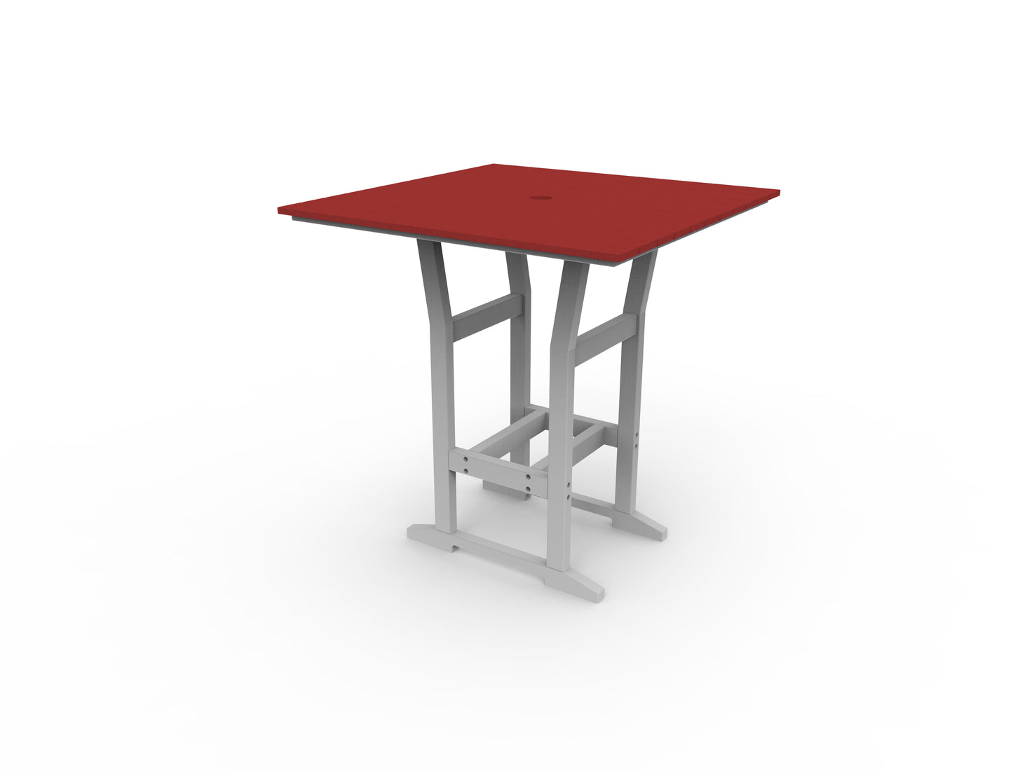 Seaside Casual Recycled Plastic Coastline Cafe Square Bar Table (BAR HEIGHT) - LEAD TIME TO SHIP 2 TO 4 WEEKS